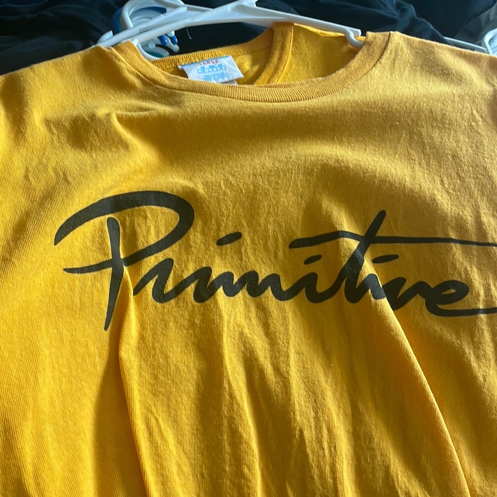 Xl yellow primitive t shirt